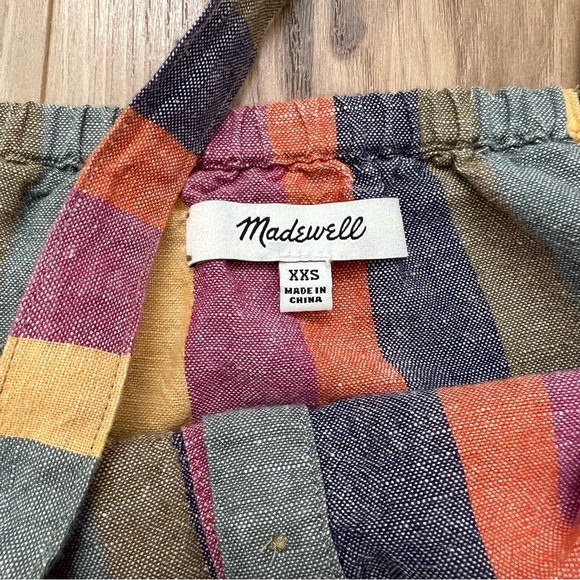 Rainbow Stripe Button-Front‎ Tank Top - Picture 4 of 10